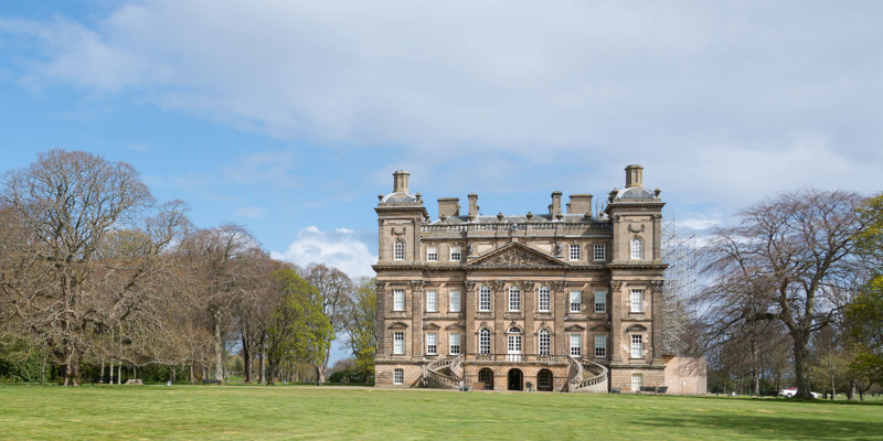 A general view of the splendid facade at Duff House.