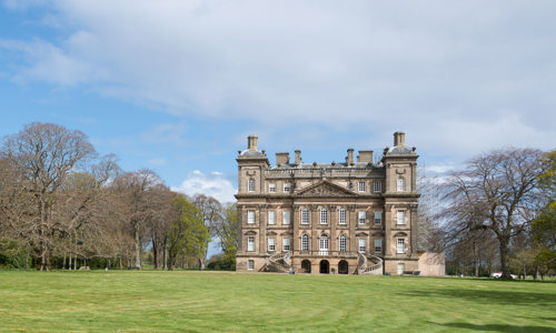 A general view of the splendid facade at Duff House.