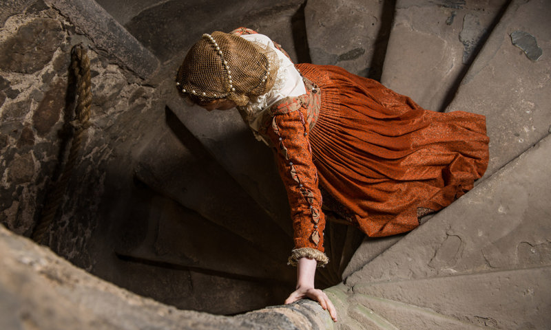 Erin Smith of HES models as Mary Queen of Scots