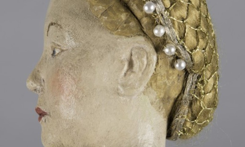 A close-up side profile of a