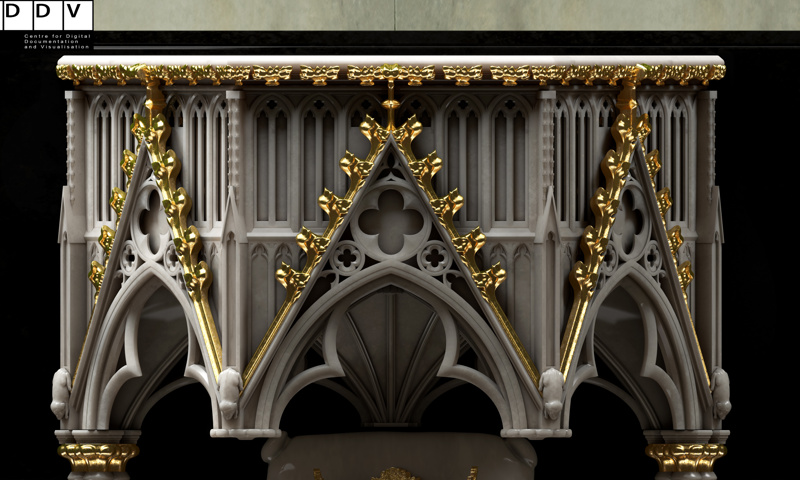Part of a 3D reconstruction of Robert the Bruce