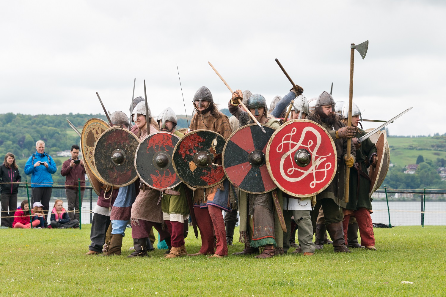 Viking warriors descend on Dumbarton Castle News Hist Env Scot