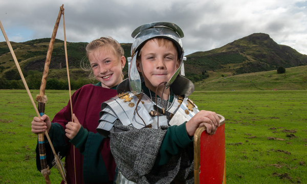 Jude Stewart and Harrison Stewart, Primary five pupils from Murrayburn Primary School