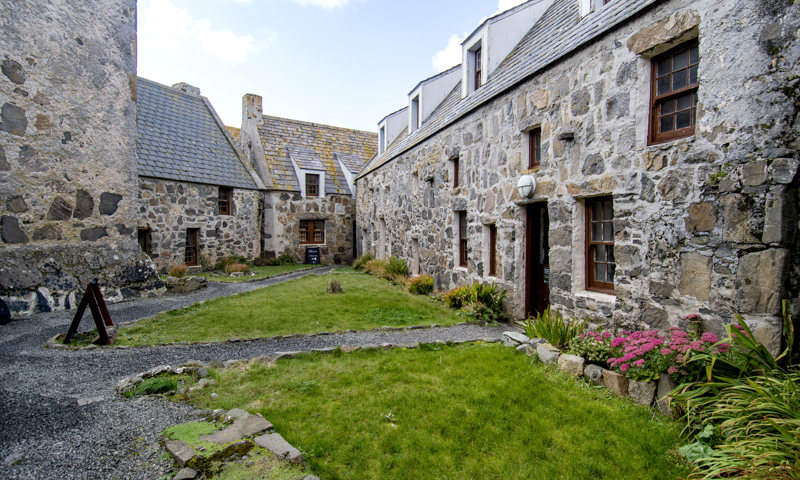 A view of the courtyard at Kisimul Castle