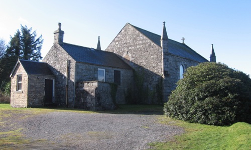 a small, plain church