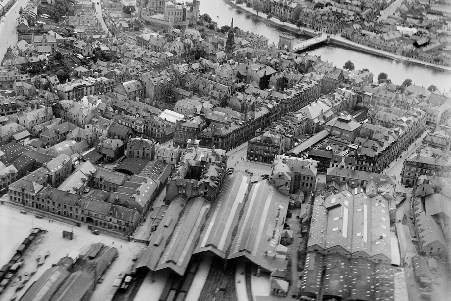 General aerial view of Inverness.