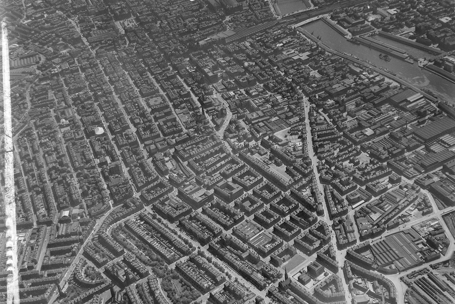 General aerial view of Glasgow.