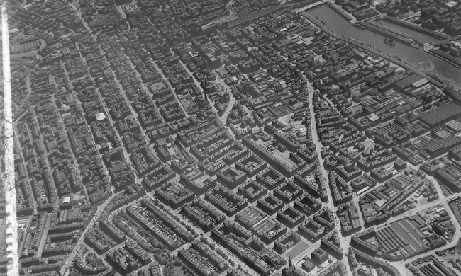 General aerial view of Glasgow.