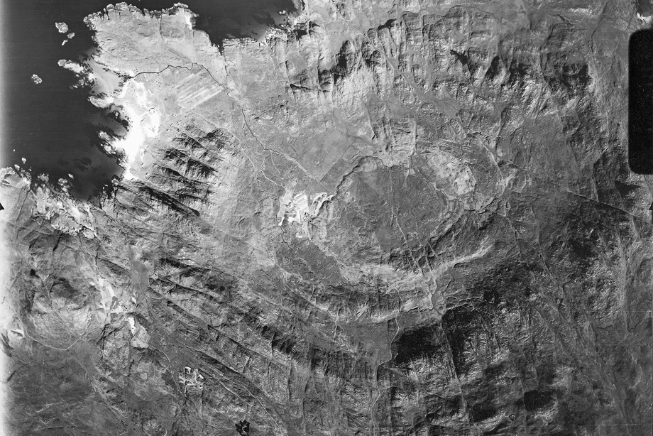 General aerial view of the  Ardnamurchan Caldera.