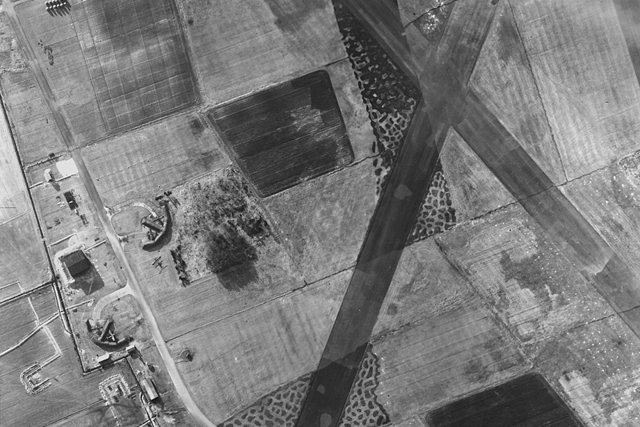 General aerial view of Fearn Airfield.