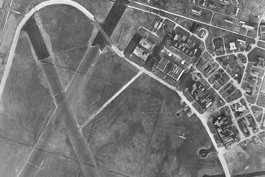 General aerial view of Wick Airfield.