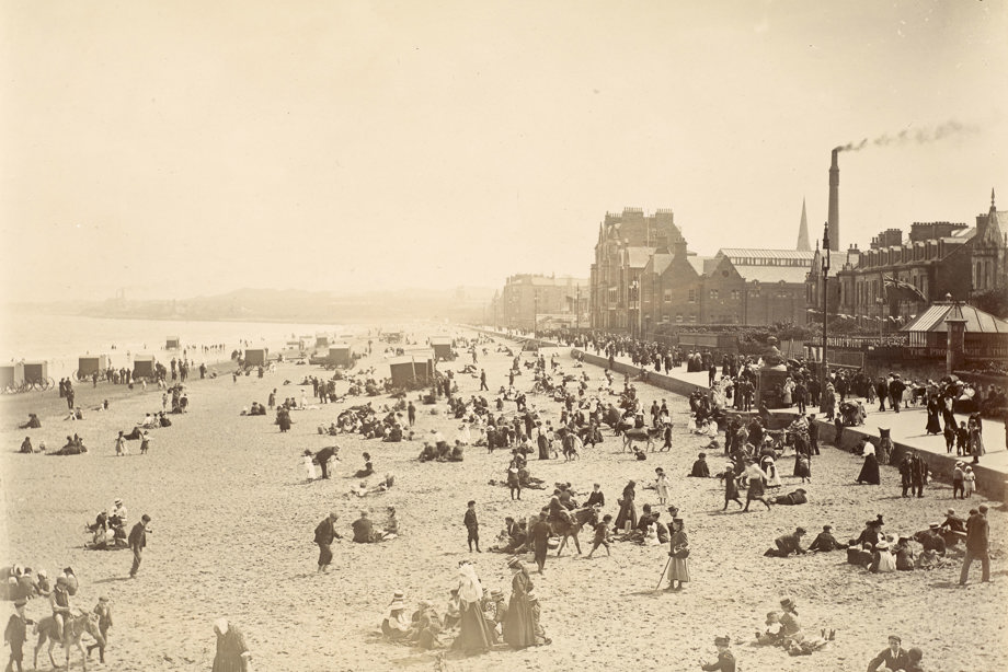 View of Portobello beach, Edinburgh, from north west