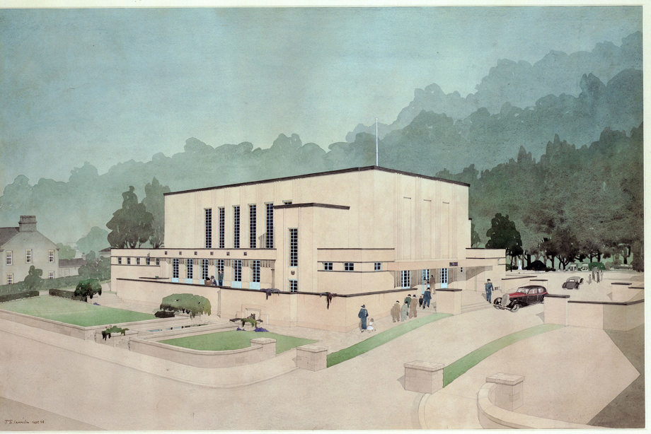 Perspective view of Cragburn Pavilion, Gourock