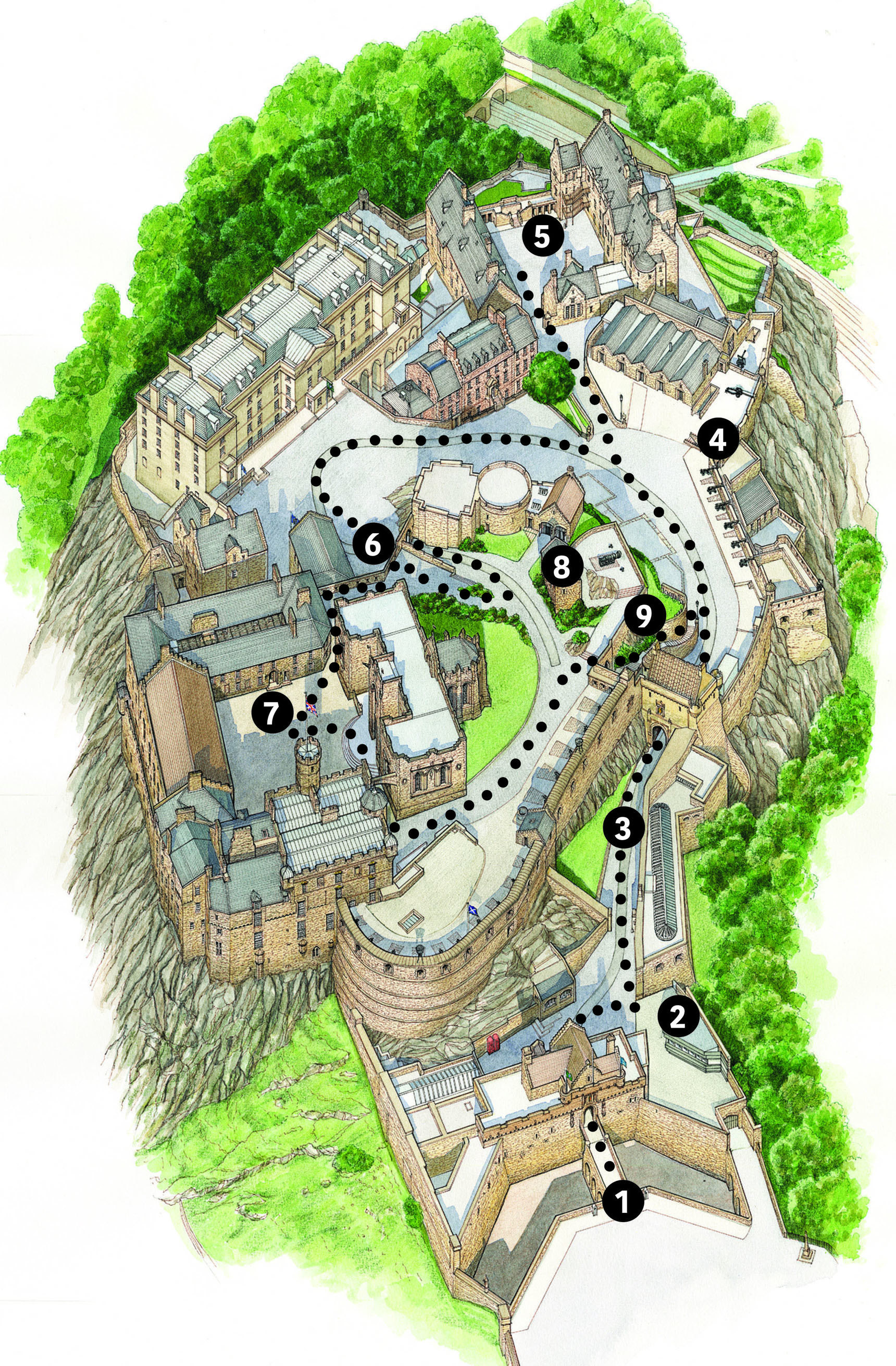 Edinburgh Castle Scotland Map | My XXX Hot Girl