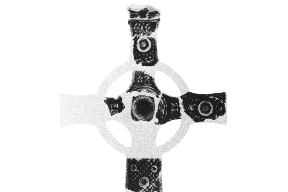  Photographic reconstruction of the East face of St John's Cross, Iona.
