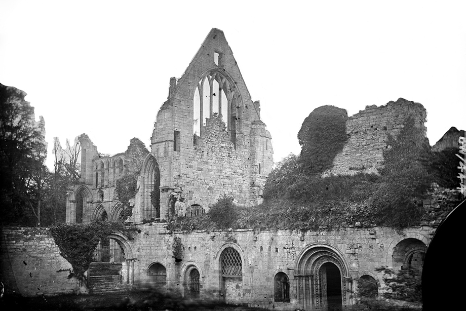 The ruins of Dryburgh Abbey