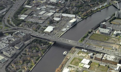 General view of Kingston Bridge