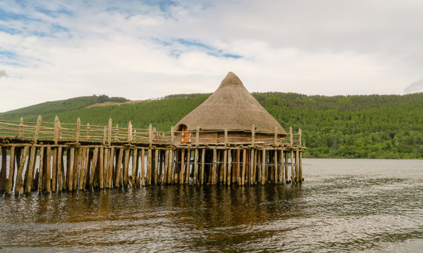General view of the Scottish Crannog Centre