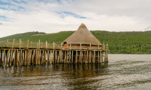 General view of the Scottish Crannog Centre