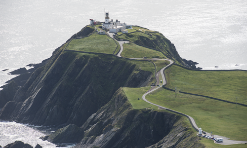 General view of Sumburgh Head Lighthouse on Shetland