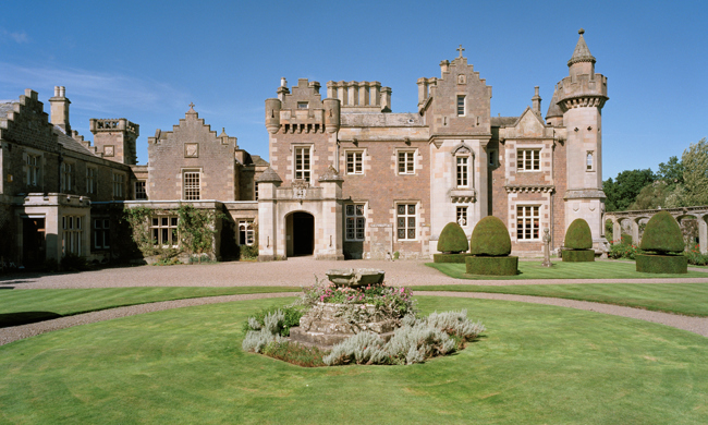 A large stone residence 