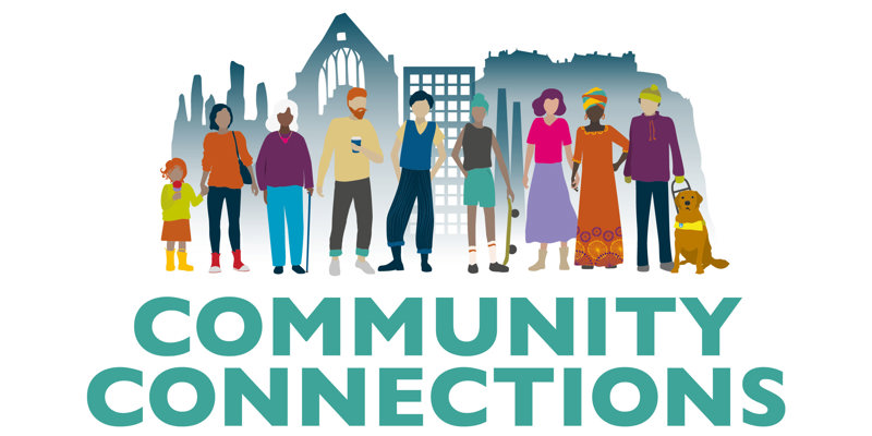 Community Connections Programme identity showing diversity