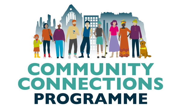 Community Connections Programme identity showing diversity