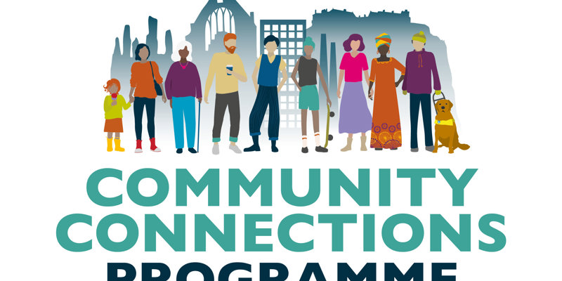 Community Connections Programme identity showing diversity