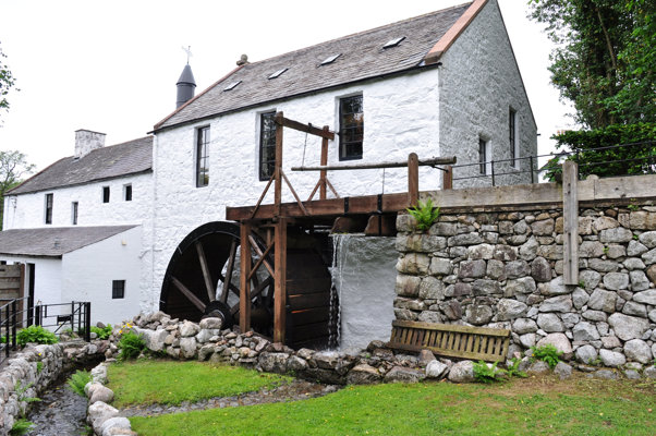 this corn mill was built in the 1200's by the monks .