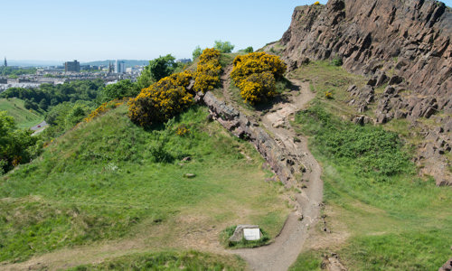 Hutton Section at Salisbury Crags