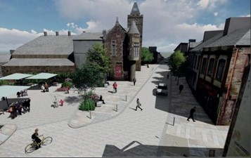 Artists impression of Maybole Town Centre