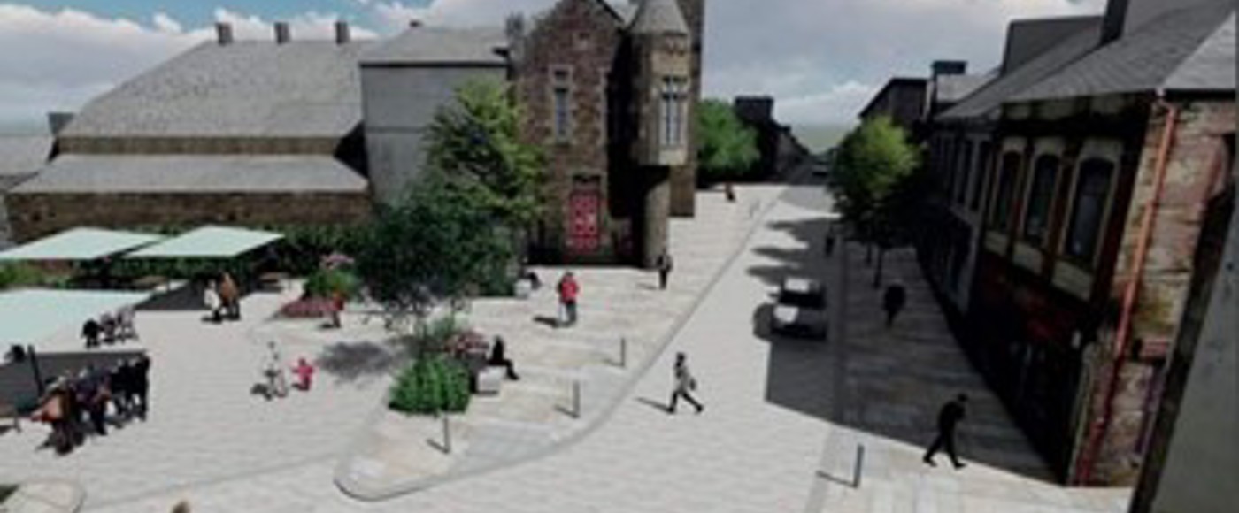 Artists impression of Maybole Town Centre