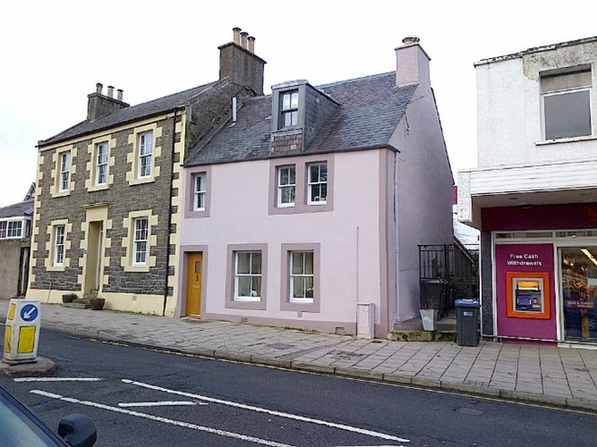 1 High Street Selkirk, after the historic windows were reinstated