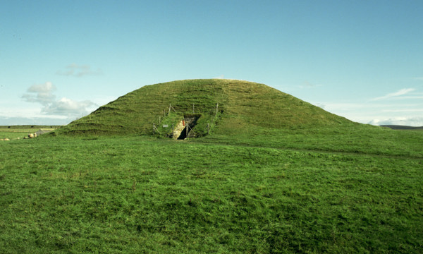Exterior view of Maeshowe Chambered Cairn 