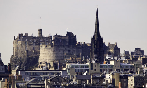 Skyline with Edinburgh Castle