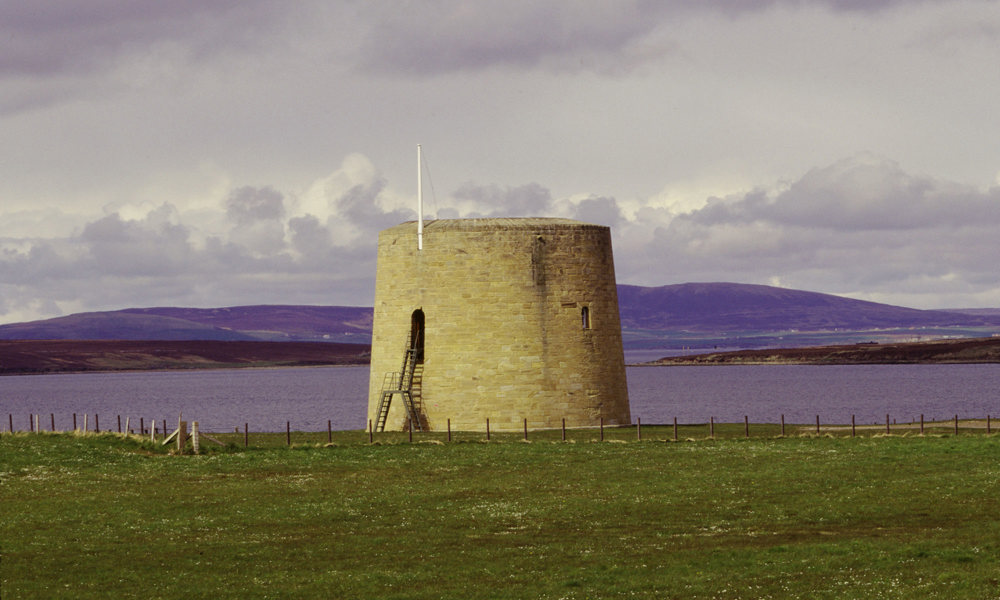 General view of the exterior of Hackness Martello Tower and Battery