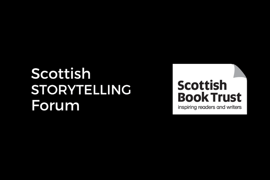 Scottish Storytelling Forum and Scottish Book Trust logos