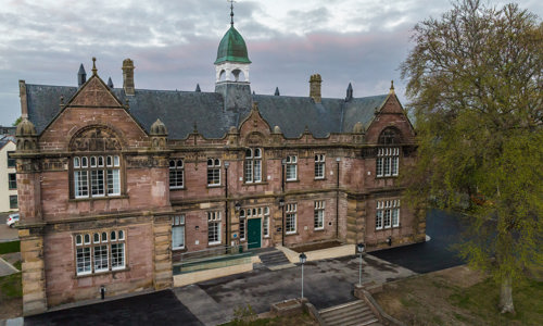 Exzterior of Inverness Creative Academy