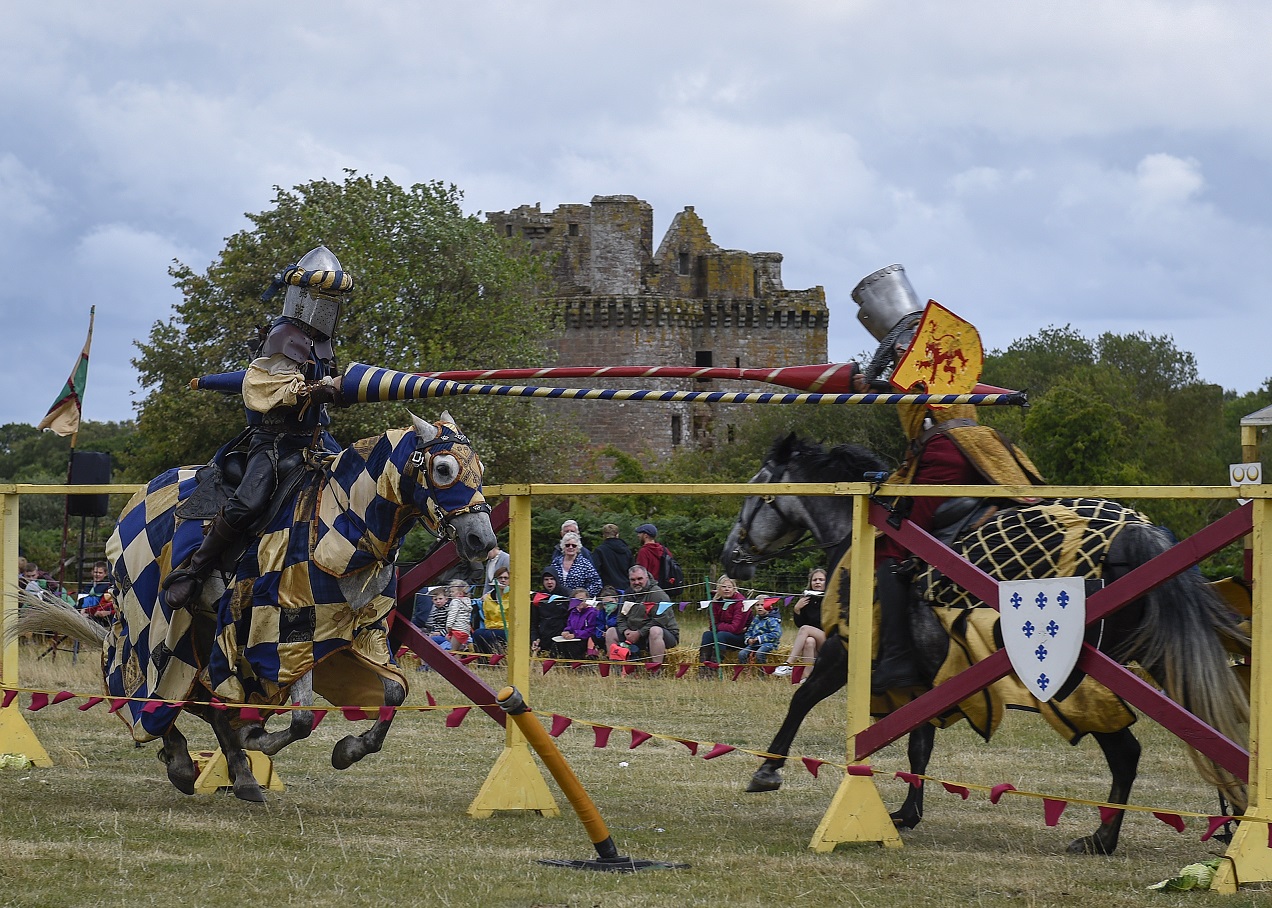 Spectacular Jousting returns to Caerlaverock Castle Historic