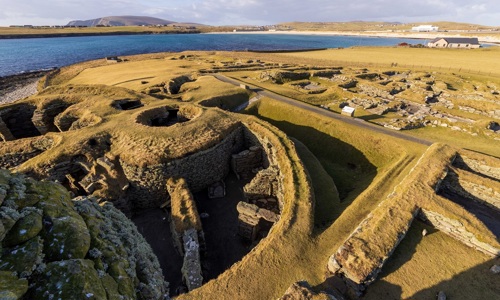 A photo of Jarlshof prehistoric and Norse settlement 