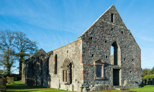 General view of the exterior of Whithorn Priory