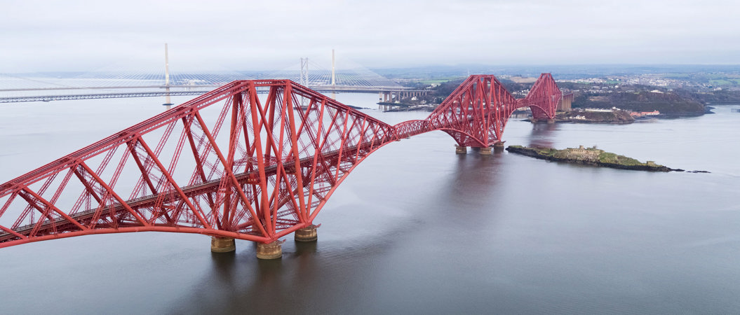 General view of the Forth Rail Bridge