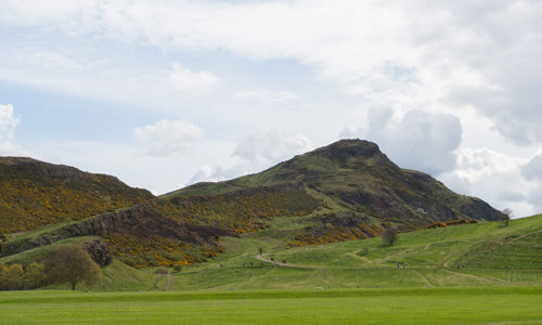 General view of Holyrood Park from the Education Centre