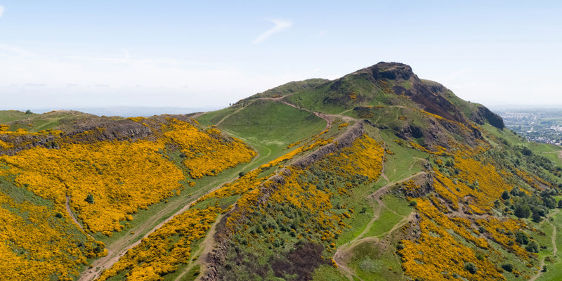 General view of Holyrood Park