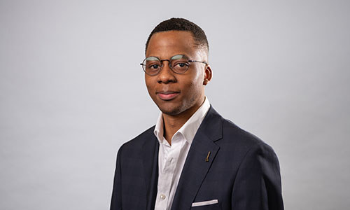 Portrait of HES Board member Nkosana Mafico
