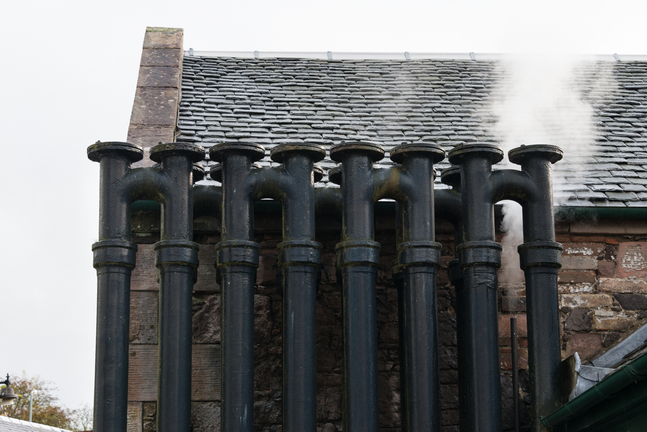 Working historic gas pipes. 