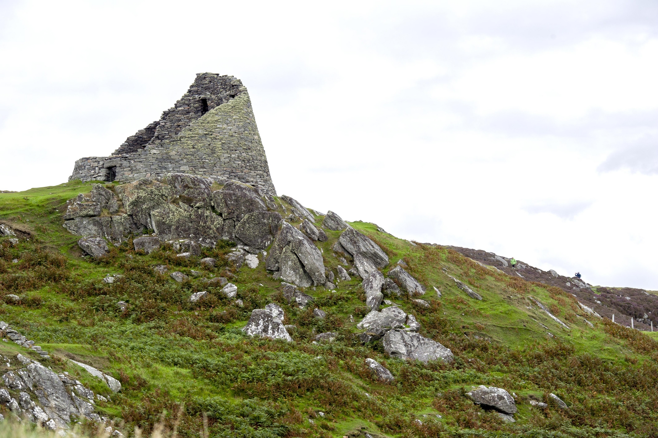 A stone ruin on a rocky hill