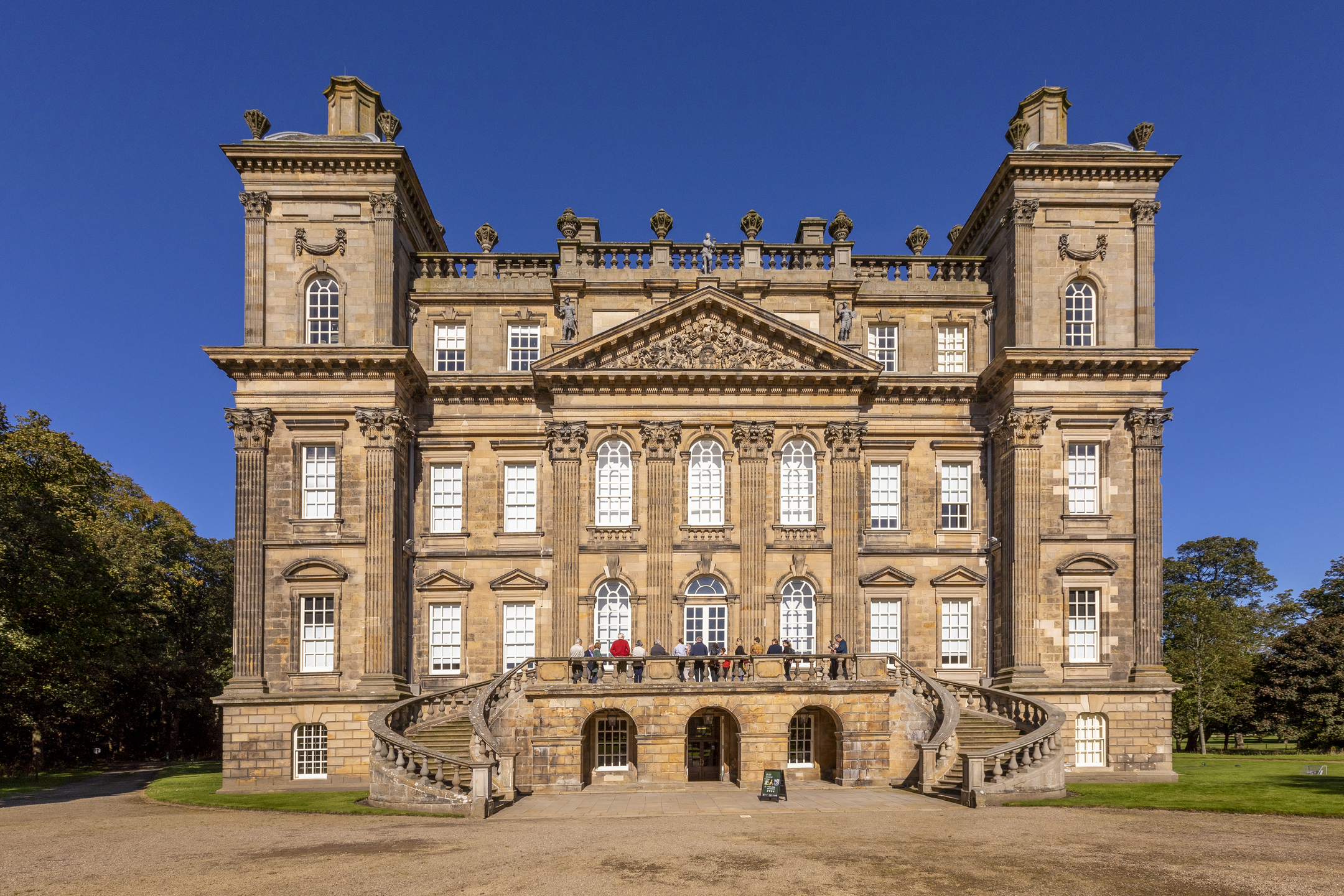 landscape shot of Duff House exterior