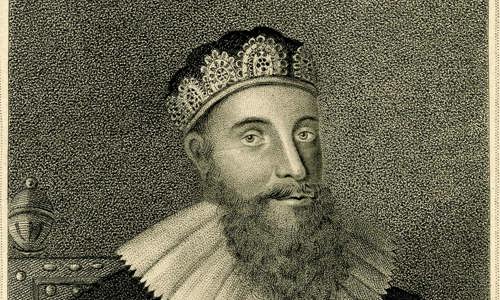 18th century portrait of man with long, fair coloured beard.